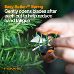 Load image into Gallery viewer, Fiskars Herb Garden Scissors, 5" Garden Shears, Handheld Herb Snips with Sheath and SoftGrip Handle, Dishwasher Safe